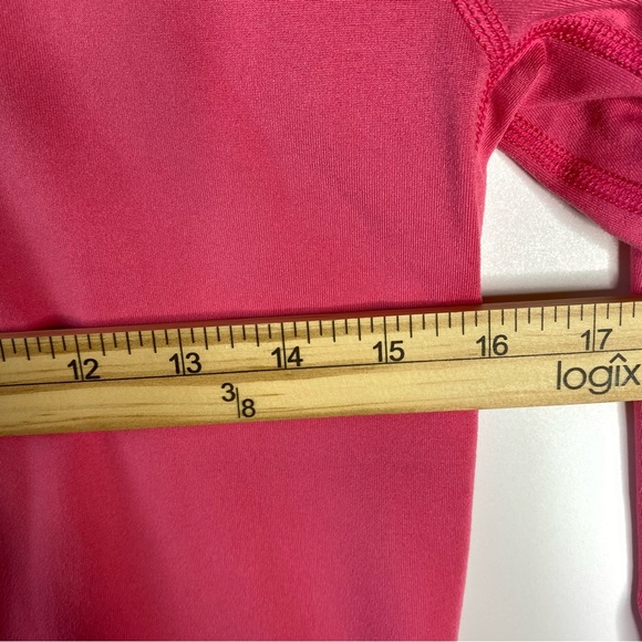 Nike Element Womens 1/4 Zip Pullover Sz S Pink Dri-Fit Mock Collar Thumb Holes - Picture 4 of 9